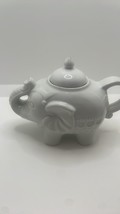 BIA Figural White Elephant Ceramic Sugar bowl  Lucky Trunk Up - £7.56 GBP