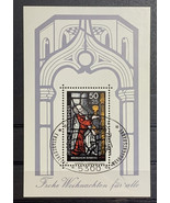 1977 German Block Post Stamp Merry 1977 Christmas For Everyone - $108.67 MXN