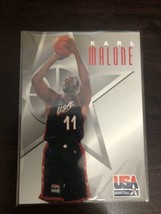 1996 Skybox USA Texaco Basketball Card #4 Karl Malone  - £0.79 GBP