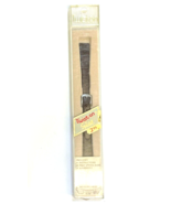 Twist-on Speidel 10mm Dark Brown Watch Band With Silver-tone Buckle - $18.52