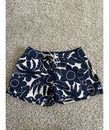 Vintage Patagonia Navy Blue Floral Hawaiian Board Swim Shorts Women’s Si... - $27.59 CAD