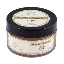 Khadi Natural Gold Face Massage Gel 50 gm Ayurvedic Herbal Face Skin Body AUD - £14.81 GBP