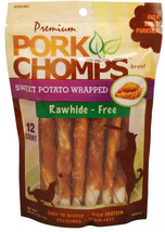 Premium Pork Chomps Sweet Potato Mini Twist Dog Treats - £6.99 GBP+
