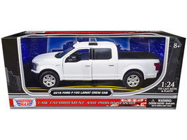 2019 Ford F-150 Lariat Crew Cab Pickup Truck Unmarked Plain White Law Enforcemen - £34.66 GBP