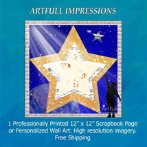 Children: Twinkle Twinkle Little Star for Boys Wall Art or Scrapbook Page - $366.76 MXN