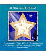 Children: Twinkle Twinkle Little Star for Boys Wall Art or Scrapbook Page - €17,28 EUR