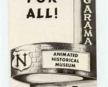 Niagarama Animated Historical Museum Brochure Niagara Falls 1950&#39;s - £21.80 GBP