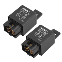 Uxcell 2 Pcs Z1507091/4 4 Pin DC 12V 40A Universal Car Vehicle Motor Fuse Relay  - £11.78 GBP