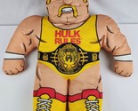 Tonka Hulk Hogan WWF Wrestling Buddy Pillow 1990 Bright Colors -tear on toe - $59.39