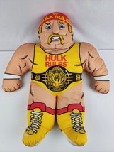 Tonka Hulk Hogan WWF Wrestling Buddy Pillow 1990 Bright Colors -tear on toe - £46.92 GBP