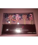 Papyrus 12-Piece Entertaining Picks (Wrapped Candy / Candy Cane)NEW-SHIP... - €31,47 EUR
