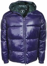 New Mens L/large Save The Duck Mens Hooded Jacket 1504 Evening Blue - £109.72 GBP