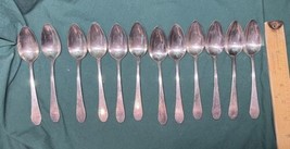 12 Vintage Silver Plate Spoons-Oneida Community Paul Revere Pattern ~6 1/8&quot; - £7.84 GBP