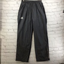 Adidas Athletic Pants Mens Sz M Med Black Zippered Ankles and Pockets - £15.29 GBP