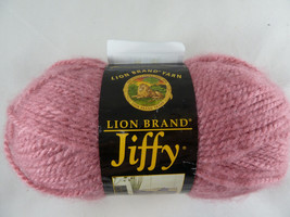 Lion Brand Jiffy Yarn Dusty Pink 3 ounces - £3.93 GBP