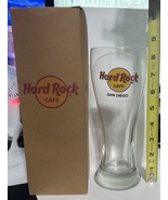 HARD ROCK CAFE PILSNER STYLE BEER GLASS -  San Diego - $14.85