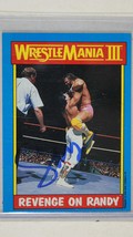 Randy Savage (d. 2011) Signed Autographed 1987 Topps WWF Wrestling Card - £78.17 GBP