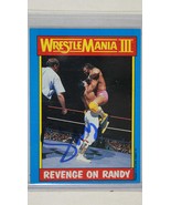 Randy Savage (d. 2011) Signed Autographed 1987 Topps WWF Wrestling Card - £78.17 GBP