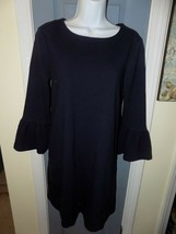 J.CREW Long Sleeve Ruffle Bell Sleeve Dress Size S EUC - £37.32 GBP