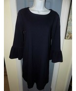 J.CREW Long Sleeve Ruffle Bell Sleeve Dress Size S EUC - £37.22 GBP