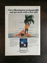 Vintage 1969 Remington Electric Shaver Full Page Original Ad 324 - $6.92