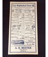A.H. MESTER General Merch &quot;YOUR NEIGHBORHOOD GROCER&quot; Mainland, PA  Est 1... - $14.85