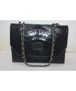 Authenticity Guarantee 
Rare Vintage CHANEL Exotic Alligator Leather CC ... - £6,986.40 GBP