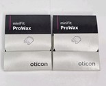 2 Packs Oticon ProWax miniFit Hearing Aid Wax Guards 6 Filters Per Pack ... - $18.42