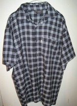 Men&#39;s Fashion SOLO Sports Plaid Button Down Shirt Sz XL Made in the USA - £27.96 GBP