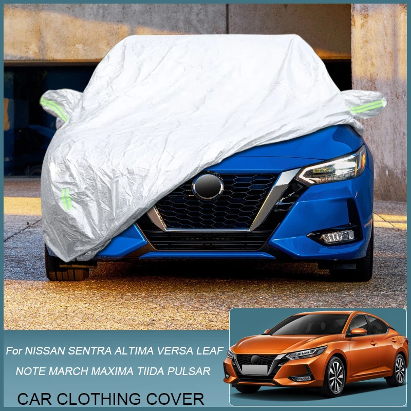 Car Cover Rain Frost Snow For Nissan Altima L34 LEAF March Maxima NOTE Sentra - £78.43 GBP