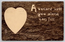 Valentine Heart A/S Fred Cavally Vacant Spot For You Long Pine NE Postcard A34 - £7.04 GBP