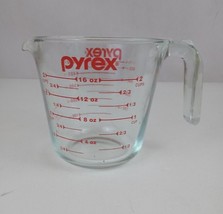 Vintage Pyrex Glass Measuring 2 Cup Standard &amp; Metric Measuring Cup - £10.07 GBP