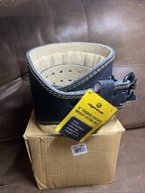 Apex Weight Lifting Belt – 6”Padded Leather Back Support for Gym &amp; Bodyb... - $20.47