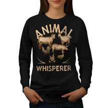 Wellcoda Animal Whisperer Farmer Womens Sweatshirt, Funny Casual Pullover Jumper - £23.10 GBP+