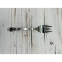 Oneida Ltd. Fenway Meat Serving Fork WM Rogers Stainless Silverware Floral - £7.09 GBP