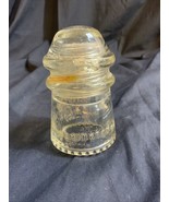 Clear Vintage Hemingray No. 9 Glass Insulator Made In USA 13-52 - £3.73 GBP