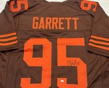 Myles Garrett Signed Cleveland Browns Football Jersey COA - $299.00