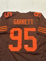 Myles Garrett Signed Cleveland Browns Football Jersey COA - $299.00
