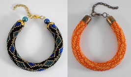 Handmade beaded bracelet, ethnic boho style, gift for mother, daughter - $20.00