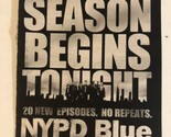 NYPD Blue Tv Series Print Ad Vintage Dennis Franz TPA2 - $5.93