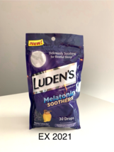 Luden&#39;s Melatonin Soothers Drops Honey Lavender 30drops - Collectible-Re... - $372.98 MXN