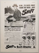 1949 Print Ad Scott-Atwater Shift Outboard Motors 4-HP, 5-HP, 7.5-HP Models - £13.28 GBP