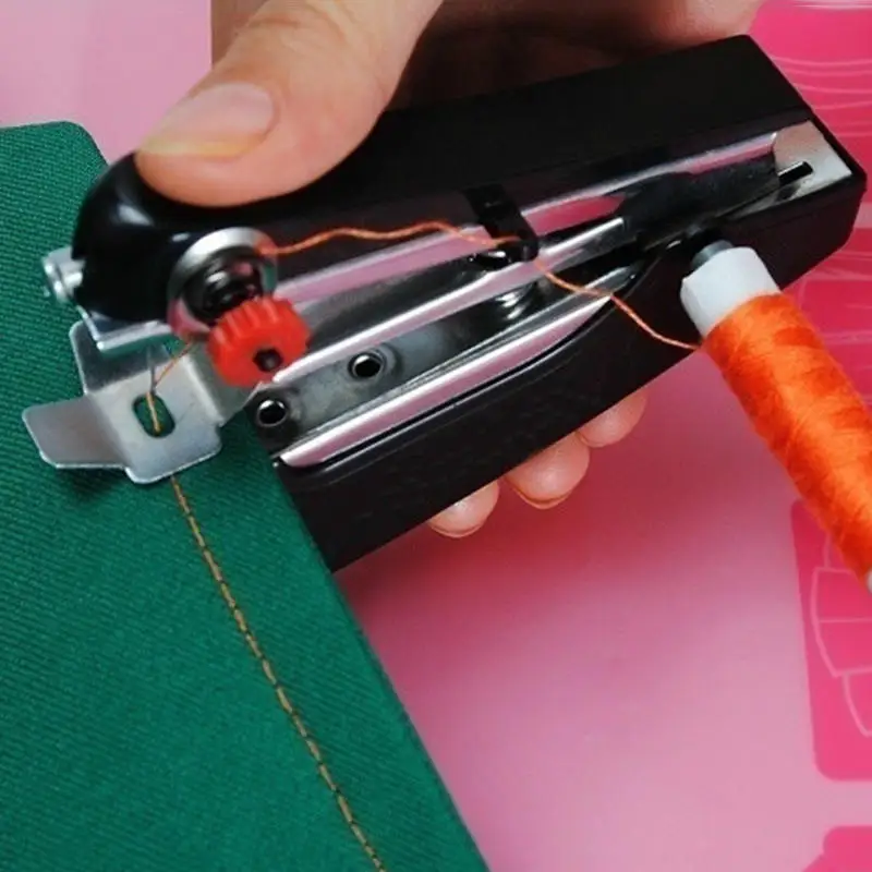 House Home Portable Mini Manual Sewing Ahine Color Random Multifunctional Clothe - £19.61 GBP