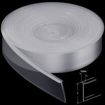 Shower Door Bottom Seal (T Style, Clear) 108 Inch Shower Door Seal Strip - £20.16 GBP