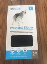 Large  So Phresh Washable Diaper for Dogs -2ct Ships N 24h - £27.09 GBP