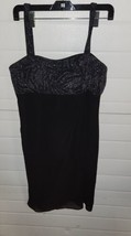 R&amp;M Collection 10P Black Short Dress Party Sparkly Bust Halter Strap Sexy  - £23.62 GBP