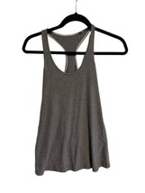 LULULEMON Womens Top Gray Racerback Tank Heathered Sz Small ? - £9.00 GBP