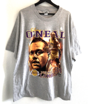 LA Lakers Lee Sport Crisp Shaq Shaquille O&#39;neal XL #34 HOF Size XL Vinta... - $284.99