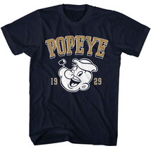 Popeye Winking Since 29 Men&#39;s T Shirt The Sailorman Spinach Cartoon Hero Merch - £18.56 GBP+