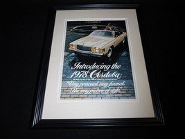 1978 Chrysler Cordoba 11x14 Framed ORIGINAL Vintage Advertisement - $39.59